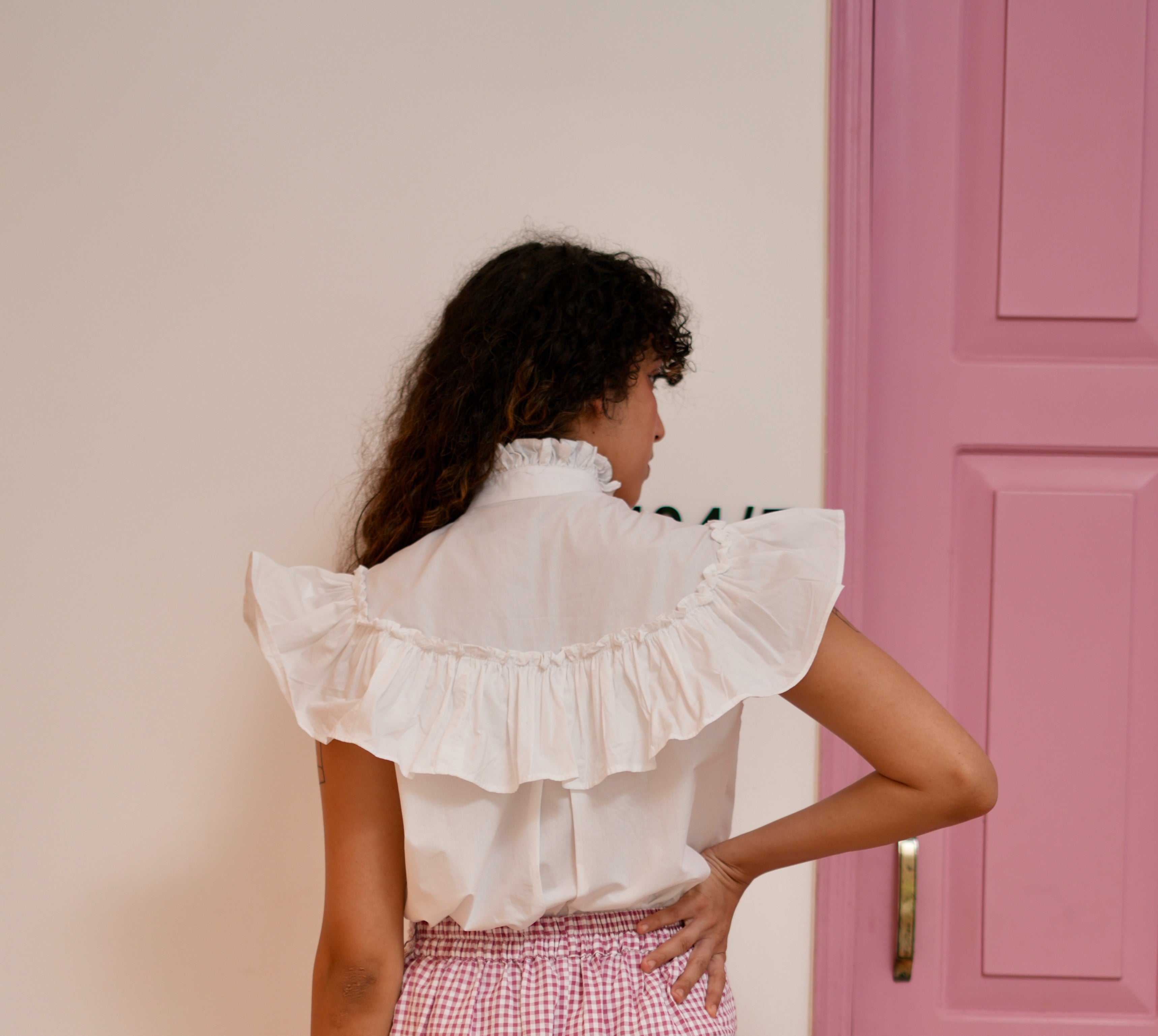EIRA RUFFLED SHIRT