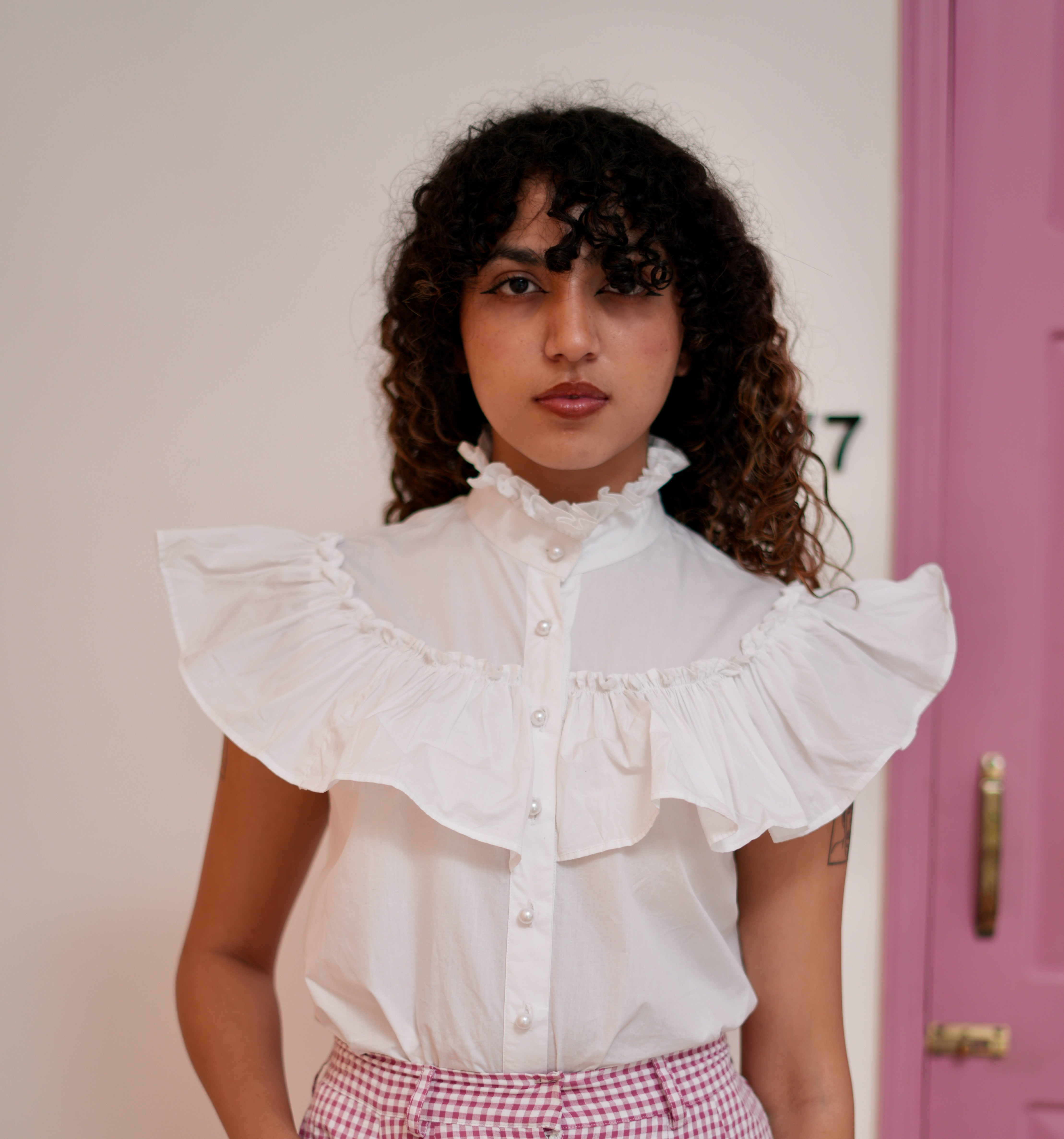 EIRA RUFFLED SHIRT