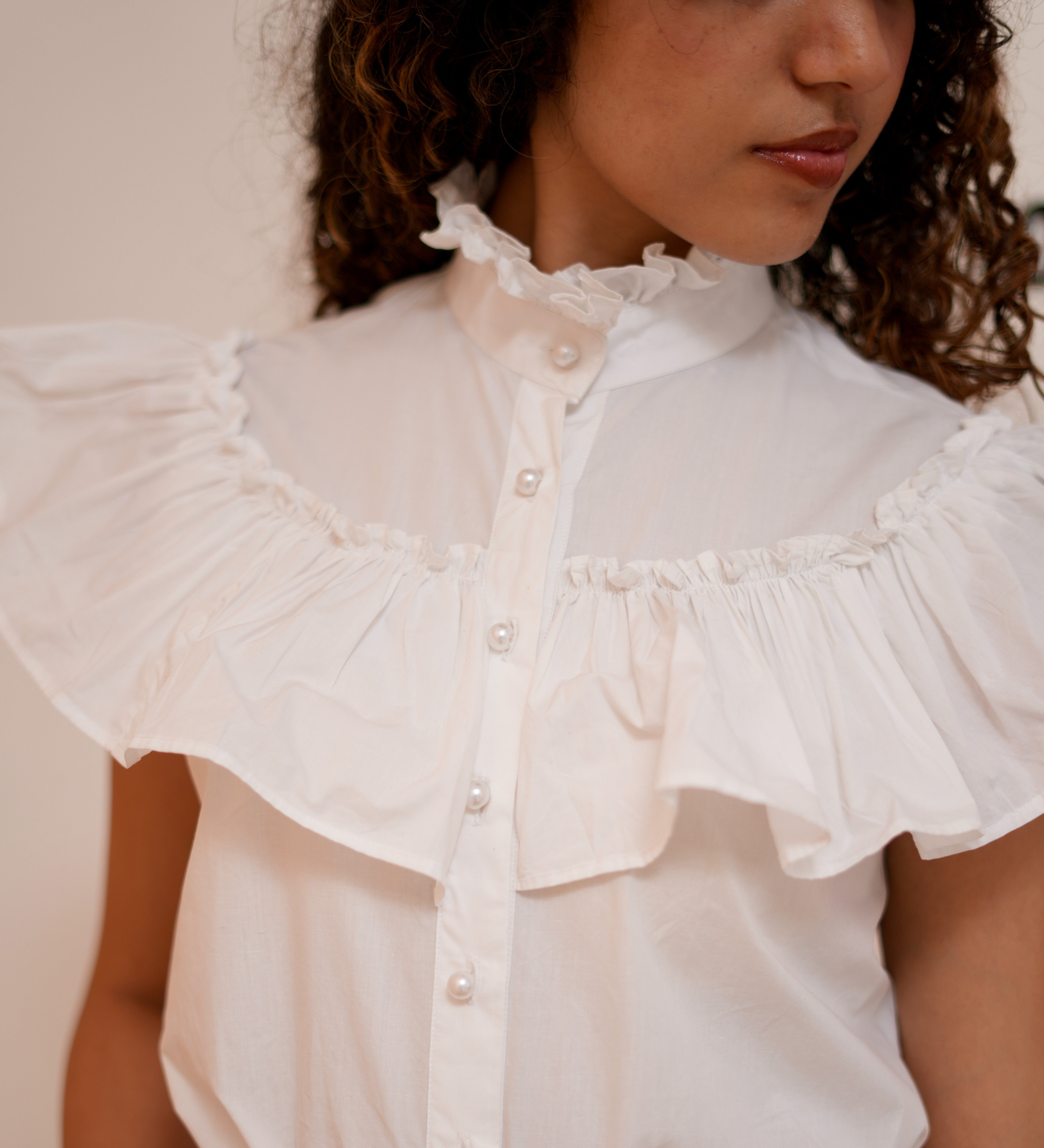 EIRA RUFFLED SHIRT